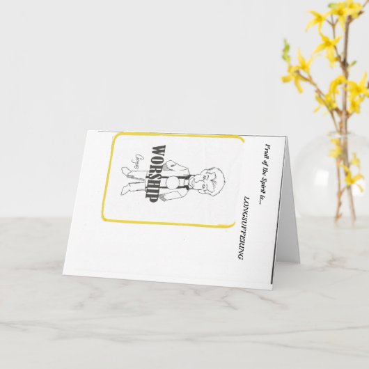 Wenskaarten Kaart (Gele Bloem)