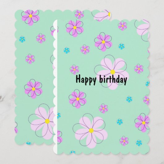 Wenskaarten Kaart (Voorkant / Achterkant)