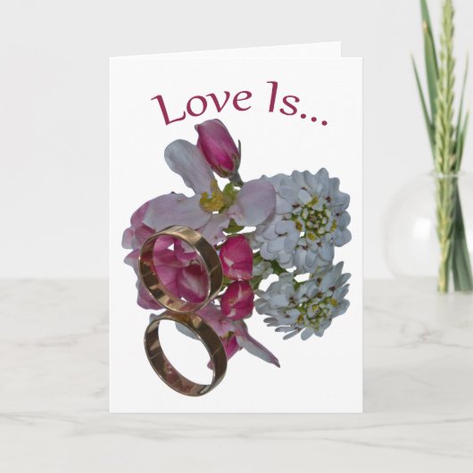 wenskaarten. Liefde is... Kaart (Voorkant)