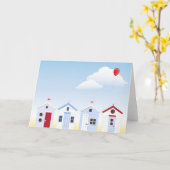 Wenskaarten met blokjes kaart (Gele Bloem)