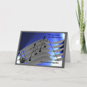 Wenskaarten met een muziekthema kaart