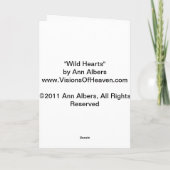 Wenskaarten met 'Hearts in the Sky (1)' Kaart (Achterkant)