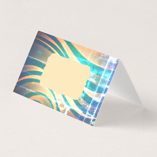 Wenskaarten met instelbaar blauw en doorsnede kaart (Voorkant)