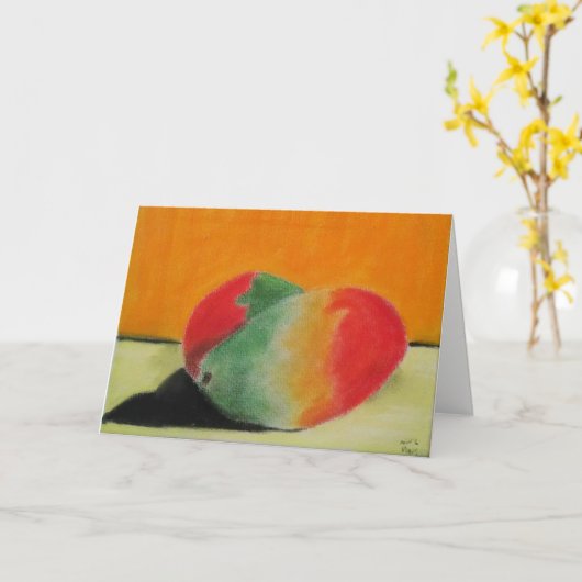 Wenskaarten met "Mango" van Amber Larsen Kaart (Gele Bloem)