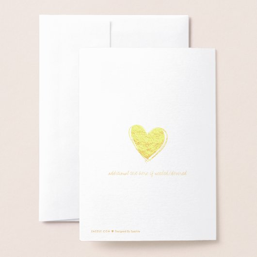 Wenskaarten met olieleverende goudvezel folie kaarten (Met envelop)