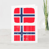 Wenskaarten onder Noorse vlag Kaart