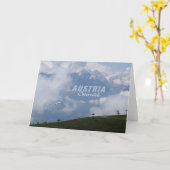 Wenskaarten Oostenrijk Kaart (Gele Bloem)