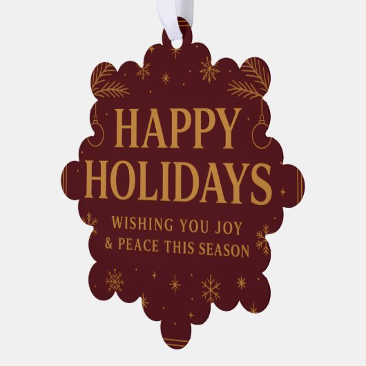 Wenskaarten Ornament Kaart (Links)