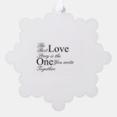 Wenskaarten Ornament Kaart (Achterkant)