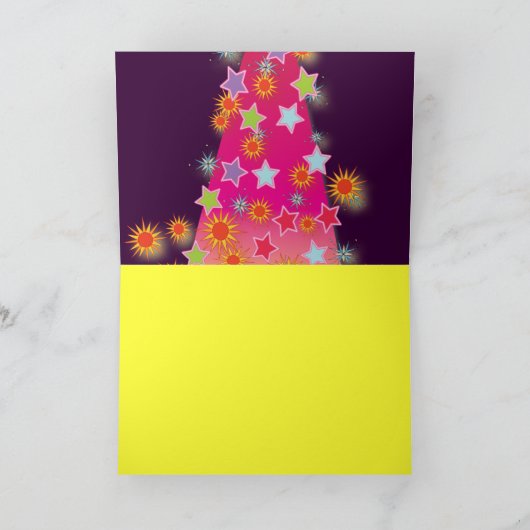 Wenskaarten: Rode olifant 2 Feestdagen Kaart (Binnen)