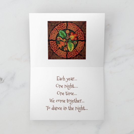 Wenskaarten: Samhain Kaart (Binnen)