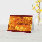 Wenskaarten: Samhain Kaart (Gele Bloem)