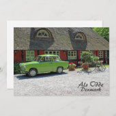 Wenskaarten uit Denemarken! Feestdagenkaart (Voorkant / Achterkant)