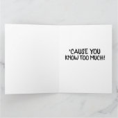 Wenskaarten VAN FRIENDSHIP BEST FRIEND (BFF) Kaart (Binnen)