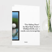 wenskaarten van Fun Golfer "DE HIDING PLACE" Kaart (Achterkant)