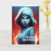 Wenskaarten van Happy Birthday Kaart (Gele Bloem)