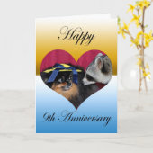 Wenskaarten van Jubileum Kaart (Gele Bloem)