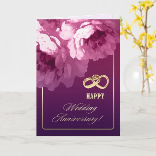 Wenskaarten van Jubileum Kaart (Gele Bloem)