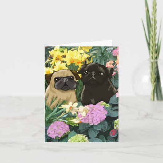 Wenskaarten van lente kaart (Voorkant)