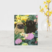 Wenskaarten van lente kaart (Gele Bloem)