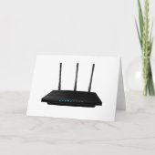 Wenskaarten voor draadloze router kaart (Voorkant)