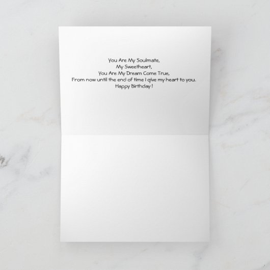 Wenskaarten voor je geliefden. (Binnen)