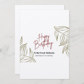 Wenskaarten voor je geliefden. kaart (Voorkant / Achterkant)