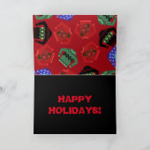 Wenskaarten voor kerstbegeleiders, 7 x 5 inch feestdagen kaart (Binnen)