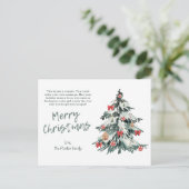 Wenskaarten voor Kerstmis Briefkaart (Staand voorkant)