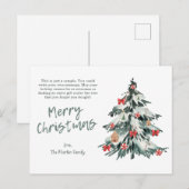 Wenskaarten voor Kerstmis Briefkaart (Voorkant / Achterkant)