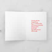 wenskaarten voor kerstmis feestdagen kaart (Binnen)