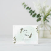 Wenskaarten voor paren visitekaartje (Staand voorkant)