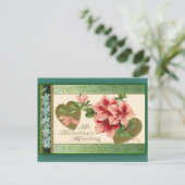 Wenskaarten voor roze gelilies Valentijn Feestdagenkaart (Staand voorkant)