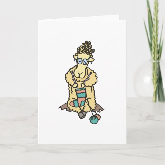 Wenskaarten voor schapenvlees kaart (Voorkant)