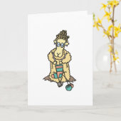 Wenskaarten voor schapenvlees kaart (Gele Bloem)