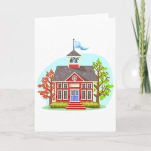 Wenskaarten voor schoolgebouwen kaart