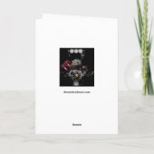 Wenskaarten voor tandwielkop kaart (Achterkant)