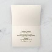 Wenskaarten voor Thanksgiving afvallen Feestdagen Kaart (Binnen)