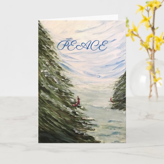 Wenskaarten voor vrede kaart (Gele Bloem)