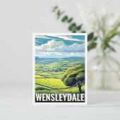 Wensleydale Yorkshire Engeland cadeaus Briefkaart (Staand voorkant)