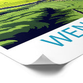 Wensleydale Yorkshire Engeland cadeaus Poster (Hoek)