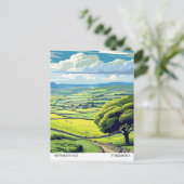 Wensleydale, Yorkshire Reis Vintage Briefkaart (Staand voorkant)
