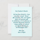 Wensput-tekst Huwelijksbijlagekaarten Kaart (Voorkant)