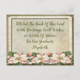 wenst Afstudeerder Advice Afstuderen Card Briefkaart