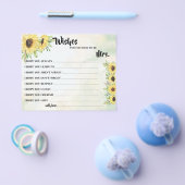 wenst dat binnenkort mevrouw Sunflower Shower Card Flyer (Enkel)