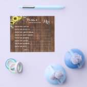 wenst dat binnenkort mevrouw Sunflower Shower Card Flyer (Enkel)