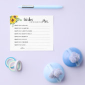 wenst dat binnenkort mevrouw Sunflower Shower Kaar Flyer (Enkel)