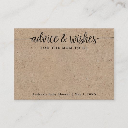 wenst dat de moeder Kaarten voor kraftadvies wordt (Voorkant)