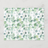 wenst dat het Beer Greenery Shower van mama binnen Flyer (Achterkant)