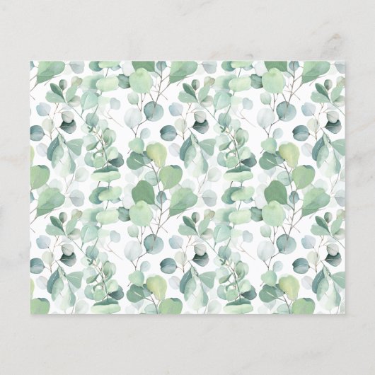 wenst dat het Beer Greenery Shower van mama binnen Flyer (Achterkant)